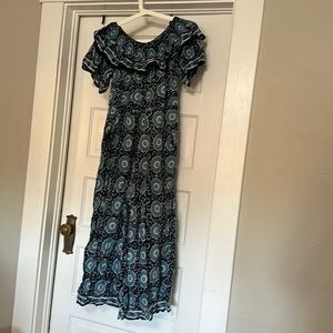 Anthropologie Kopal Off Shoulder Jumpsuit